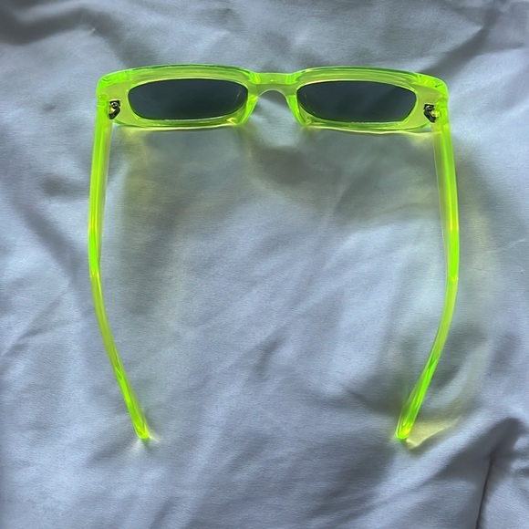 “Neon Rectangle Sunglasses” - Picture 2 of 5